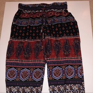 Charlotte Russe Printed Jogger Pants